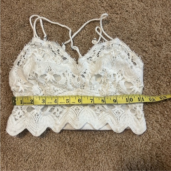 Free People White Lace Llektra Adjustable Straps Bralette• Small - Picture 4 of 7